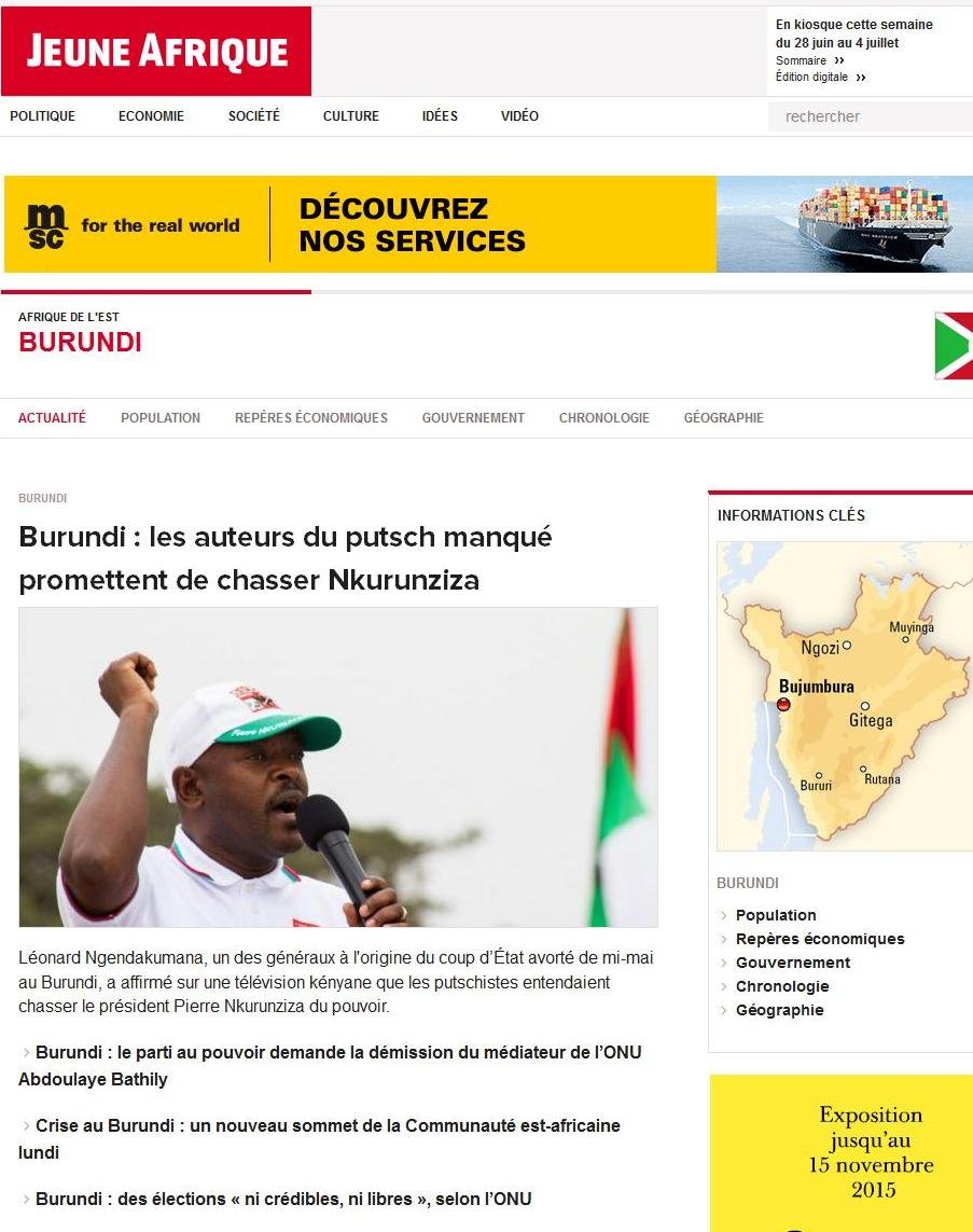 Jeune Afrique Burundi