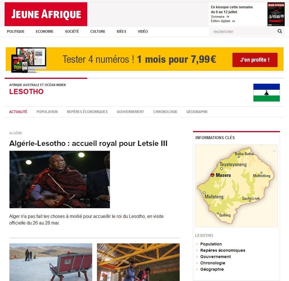 Jeune Afrique Lesotho