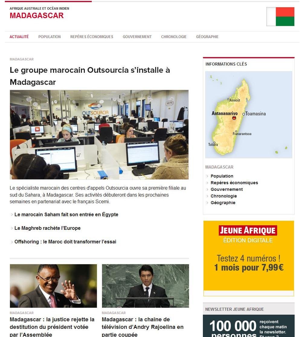 Jeune Afrique Madagascar