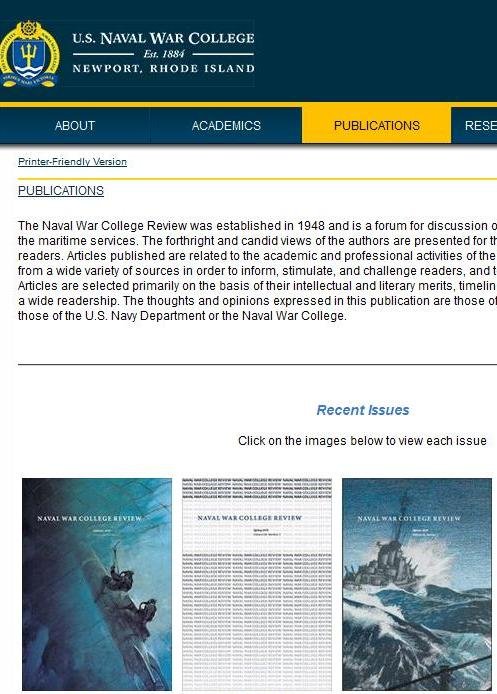 Naval War College Review
