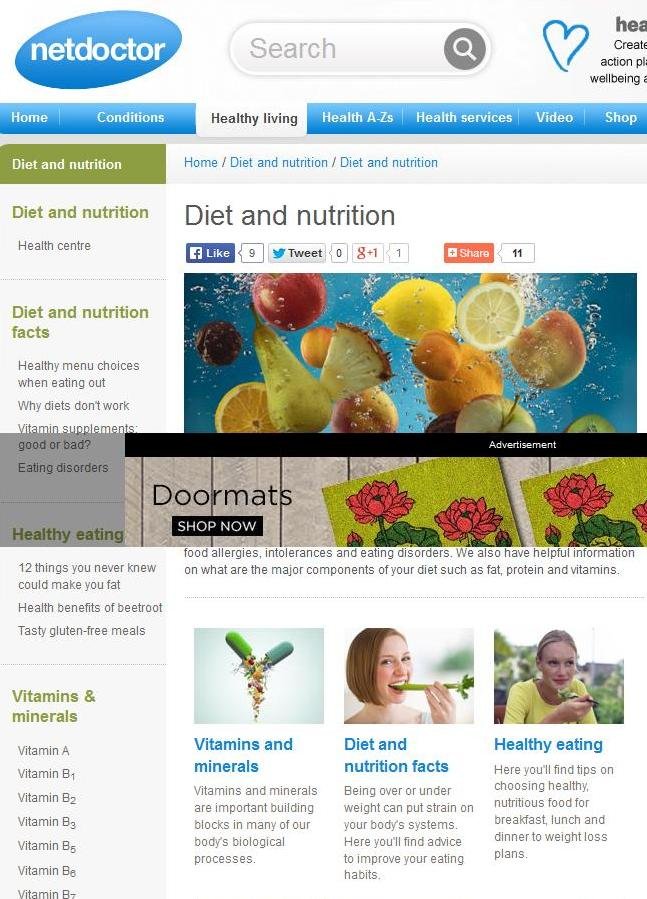 Diet And Nutrition
