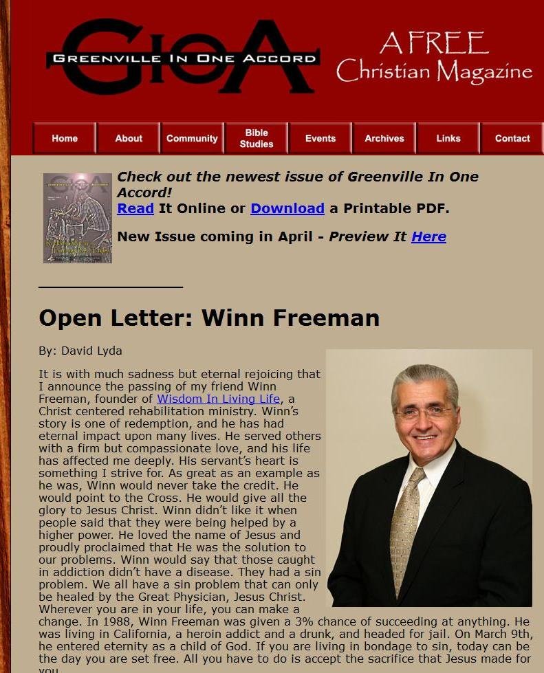 Greenville In One Accord