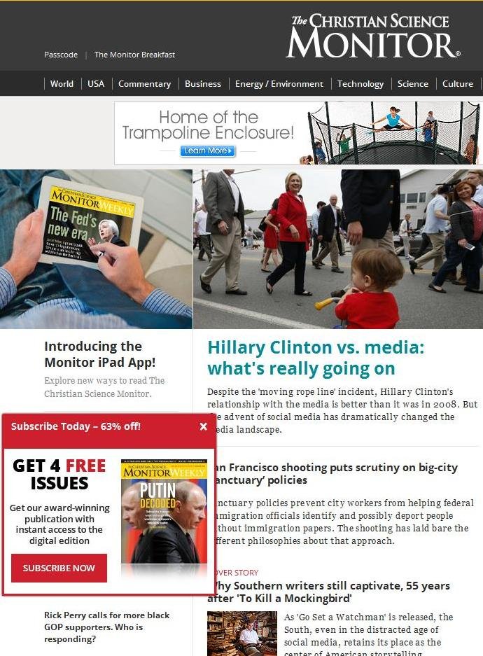 The Christian Science Monitor