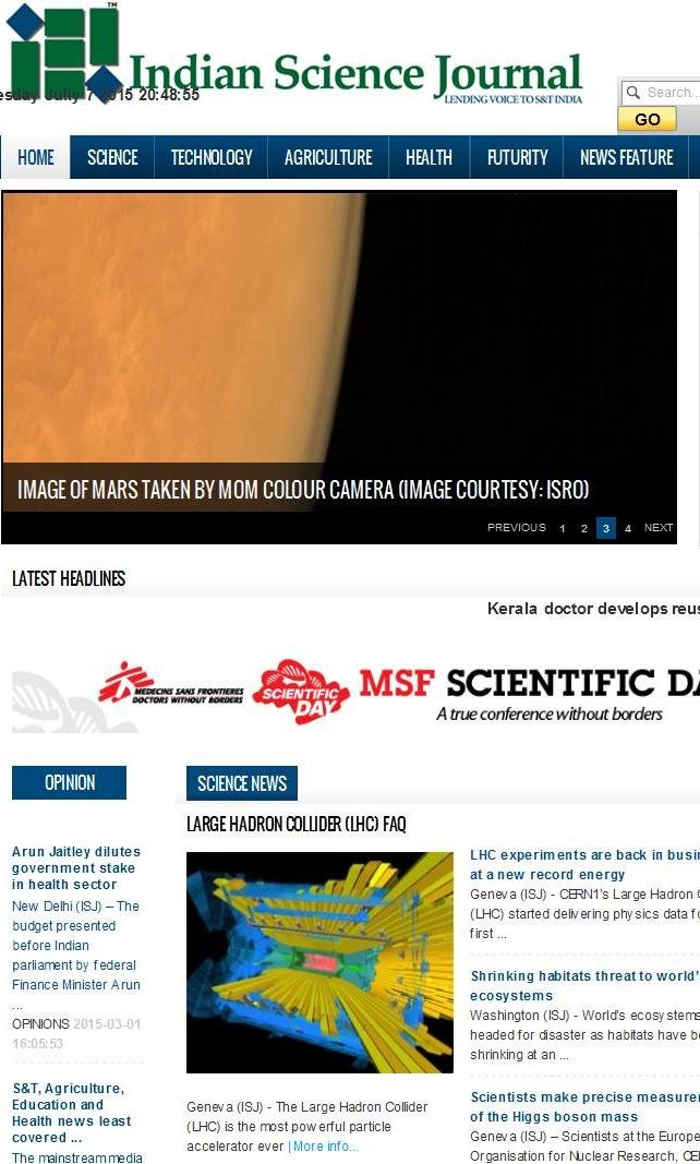 Indian Science Journal