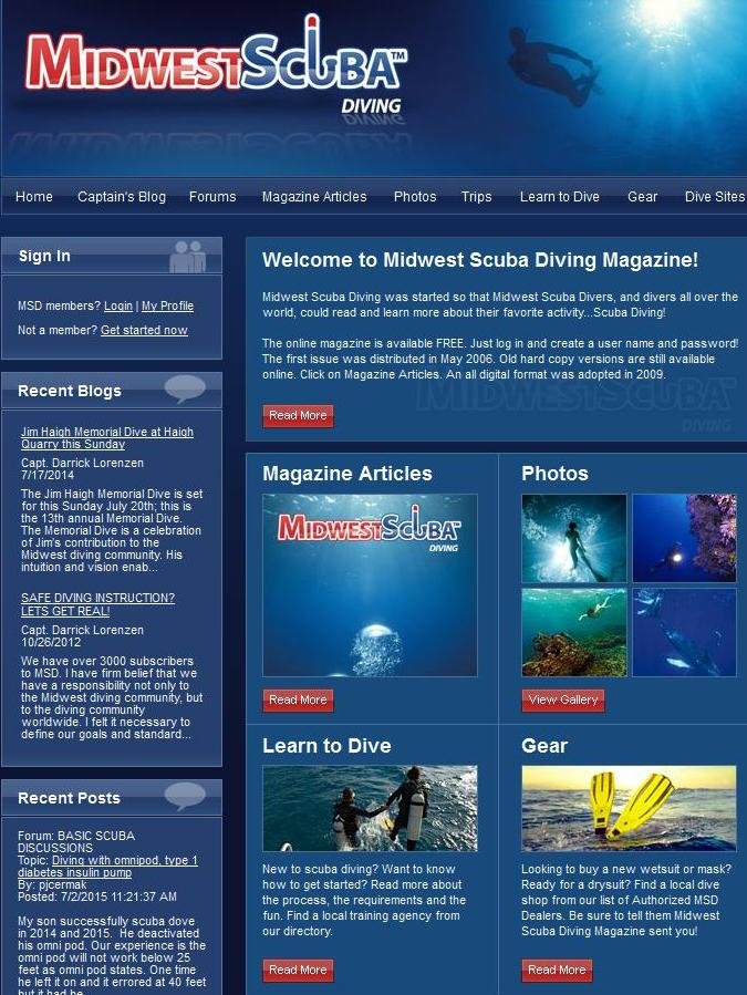 Midwest Scuba Diving Magazine