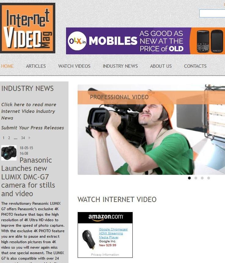 Internet Video Magazine