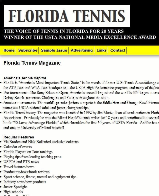 Florida Tennis
