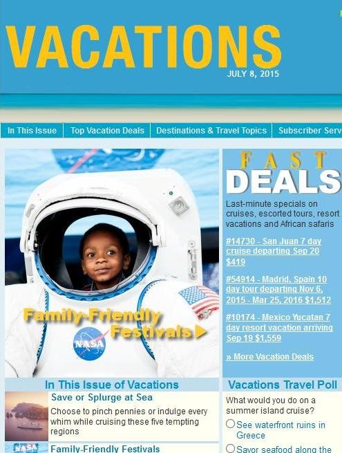 Vacations Magazine