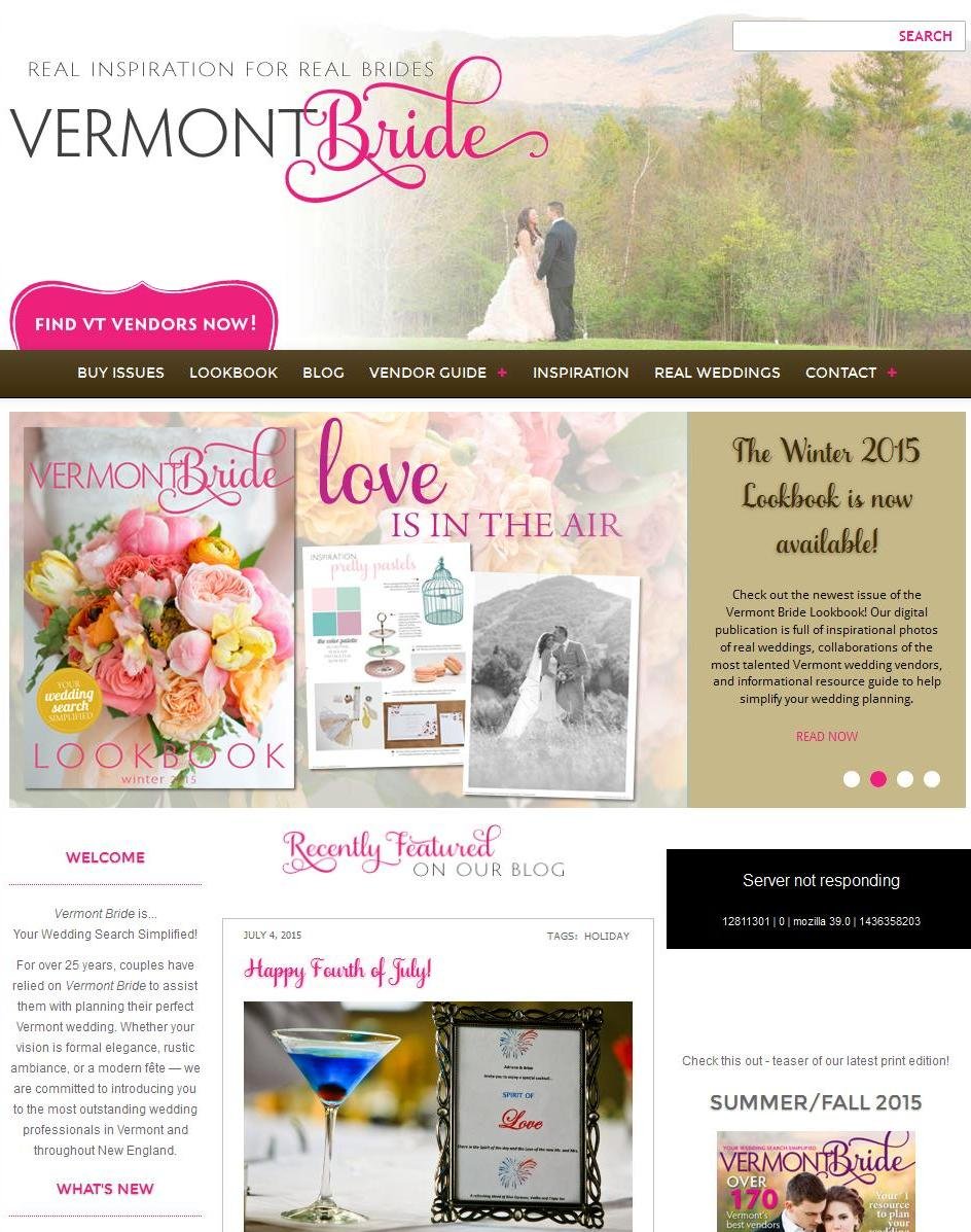 Vermont Bride Magazine