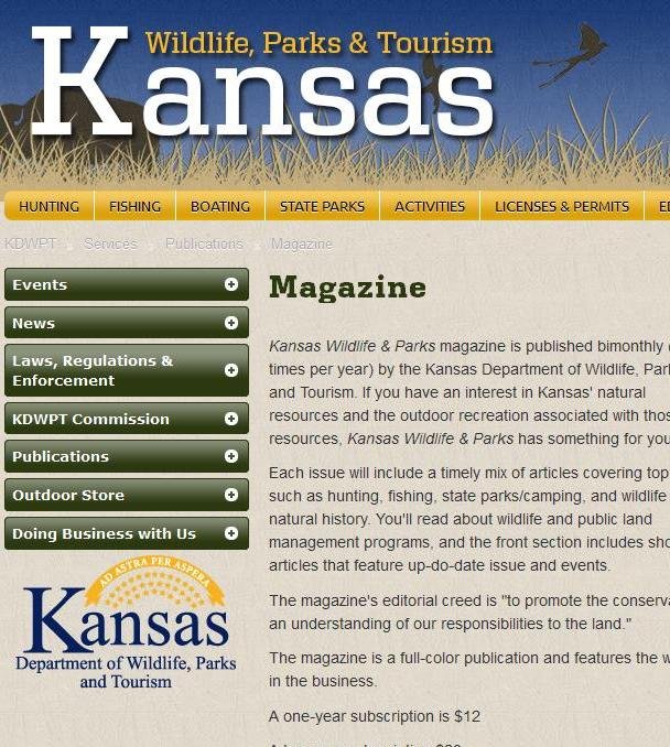 Kansas Wildlife & Parks Magazine