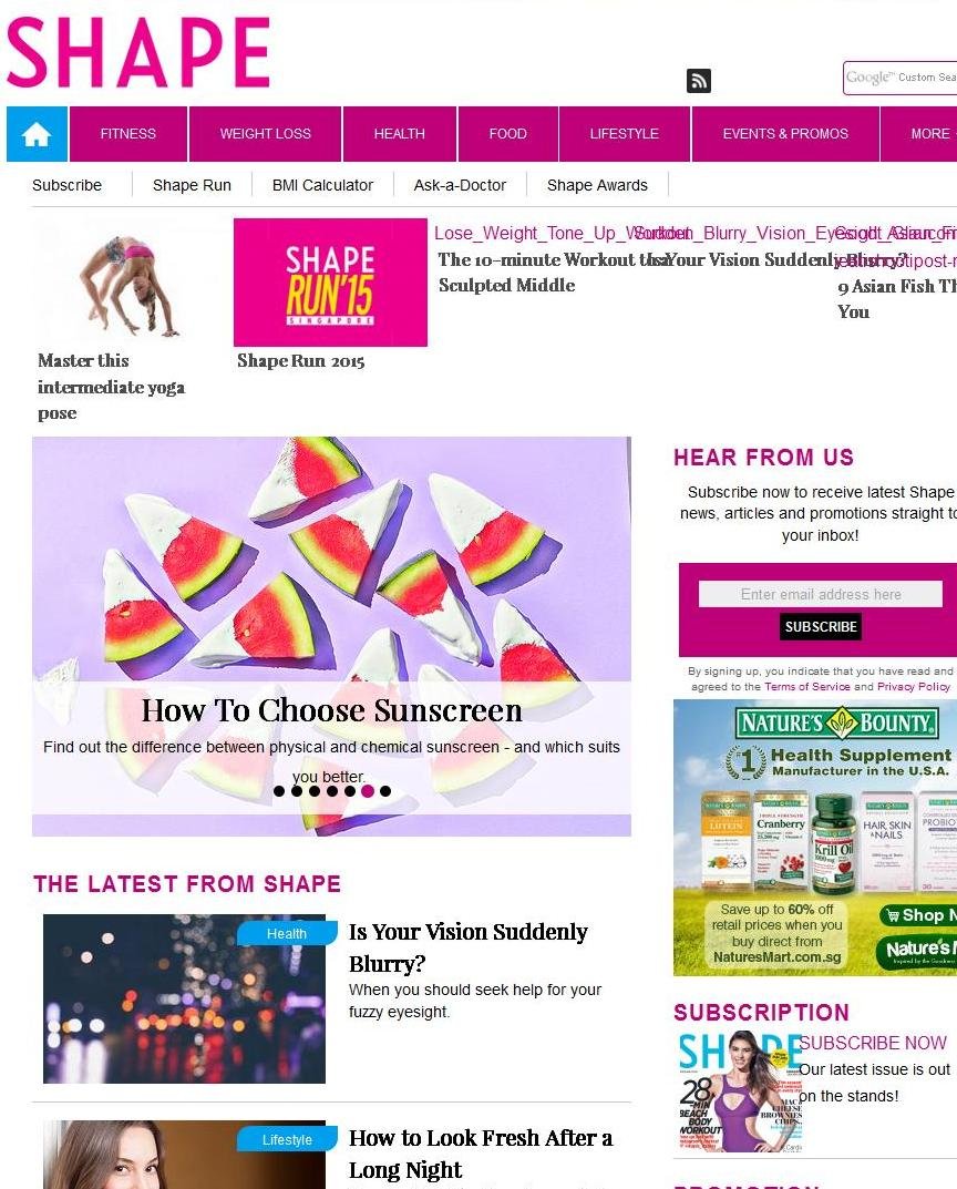 Shape Singapore Edition