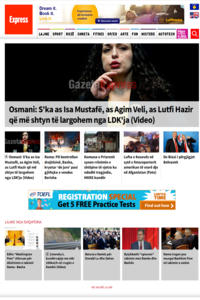 Gazeta Express news live