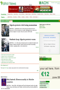 afrol News -Algeria news live