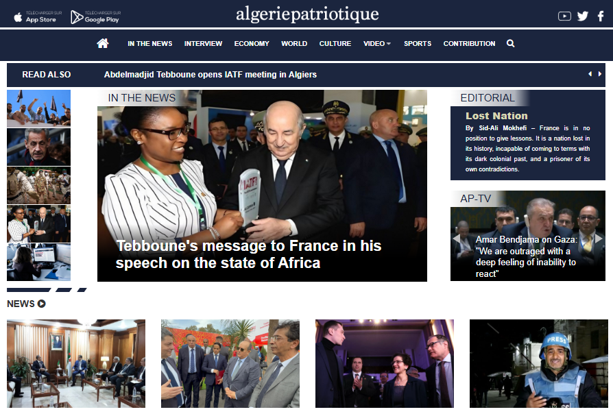 Algerie Patriotique news live