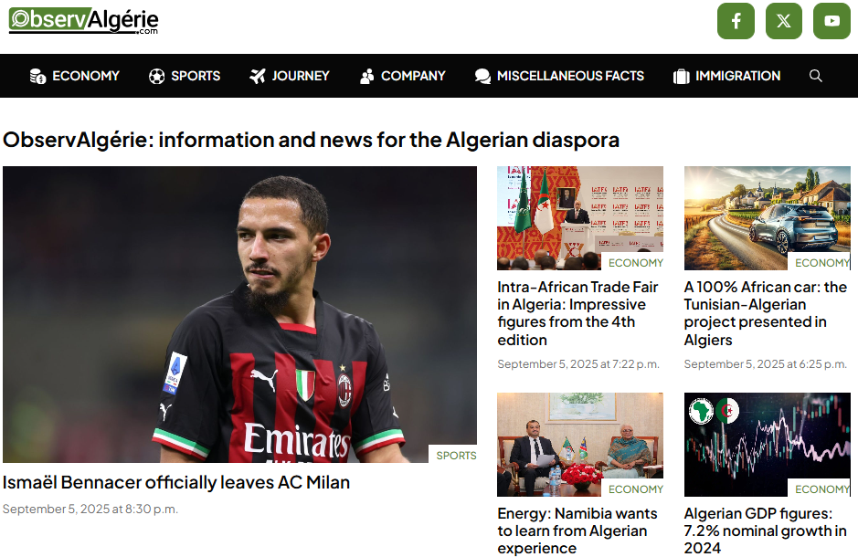 ObservAlgerie news live