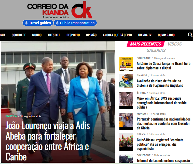 Correio da Kianda news live