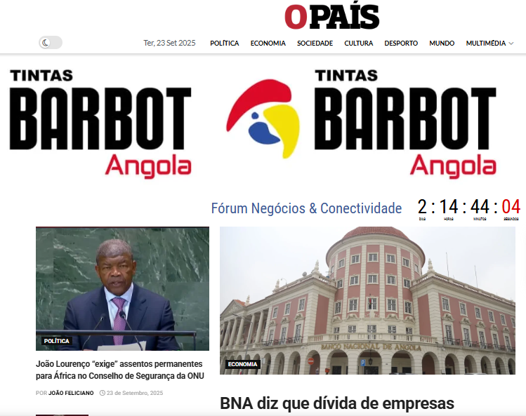 O Pais -Angola news live