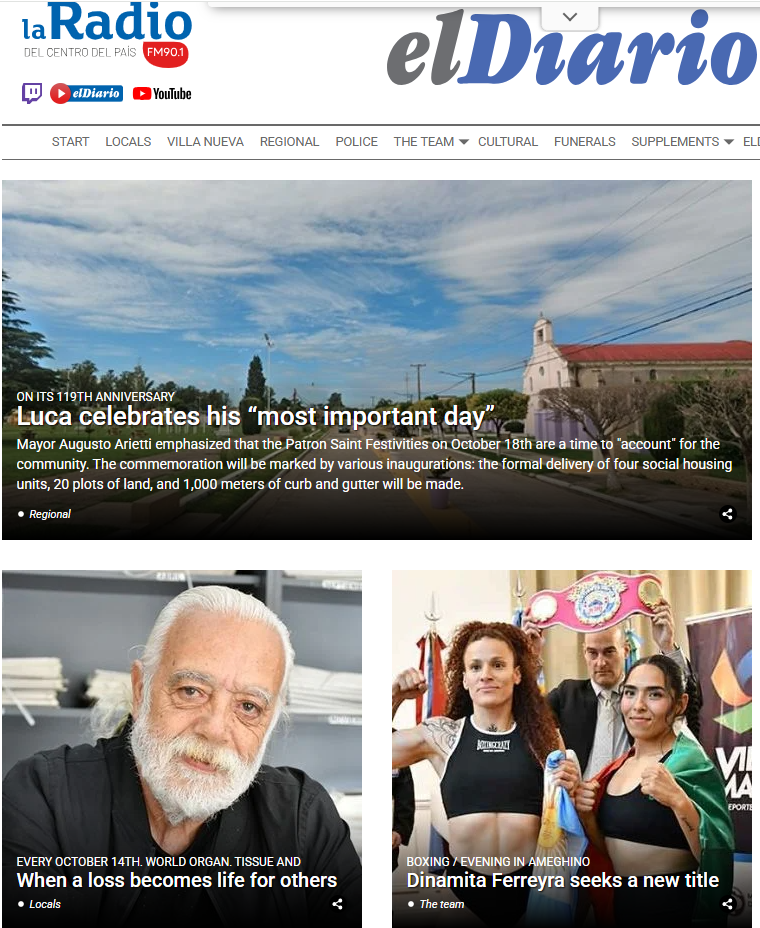 El Diario del Centro del Pais news live