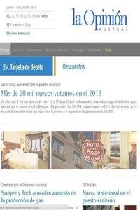 La Opinion Austral news live