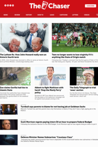 The Chaser news live