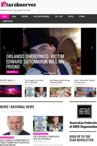 Sydney Star Observer news live