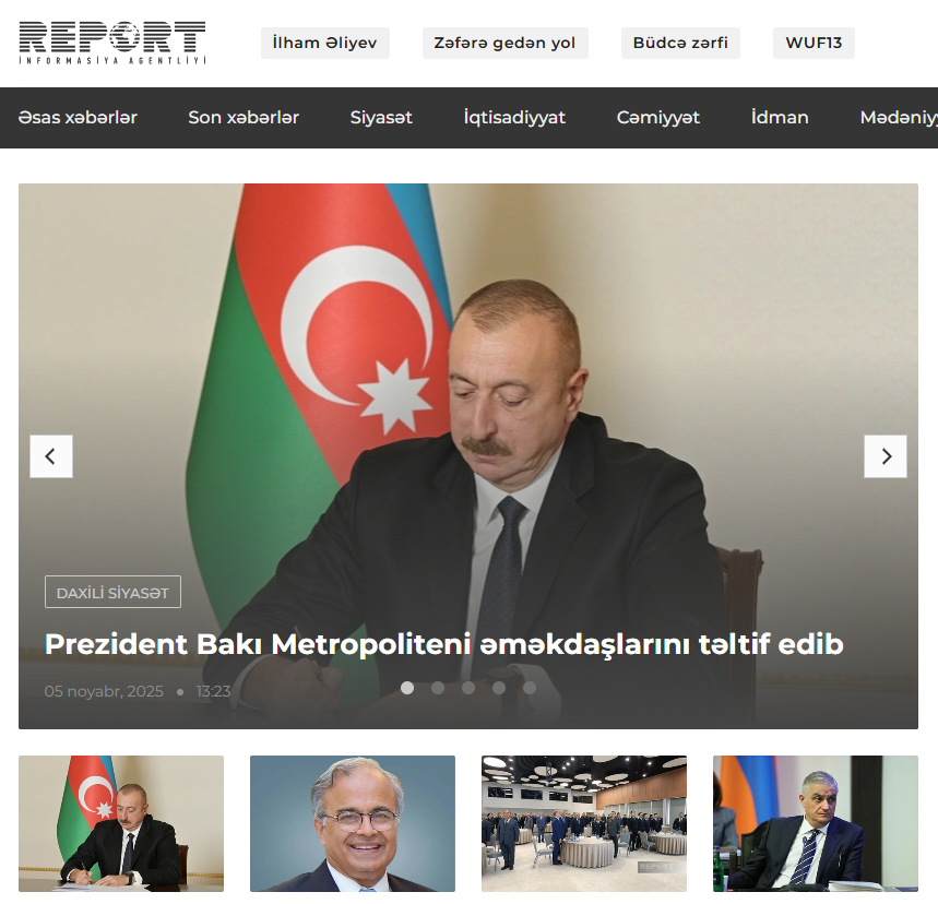 Report Information Agency news live