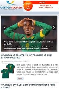 Camer Sport news live