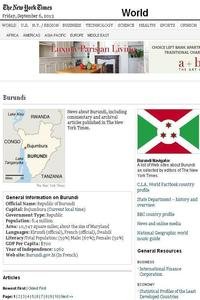 NYT -Burundi news live