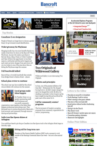 Bancroft This Week news live