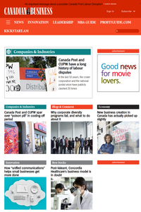 Canadian Business news live