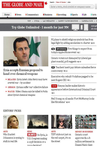 The Globe and Mail -Canada news live