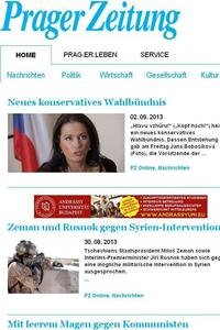 Prager Zeitung news live
