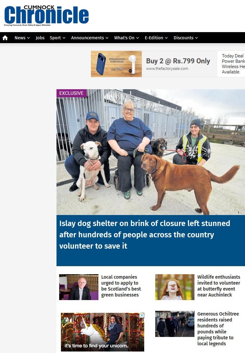 Cumnock Chronicle news live