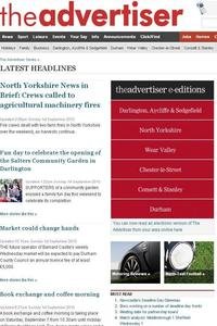 The Advertiser -England news live