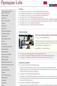 Opetajate leht news live
