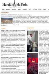 Herald De Paris news live