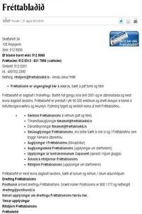 Frettabladid news live