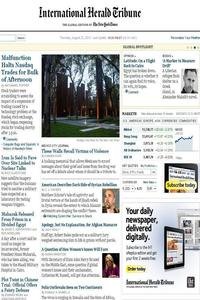 International Herald Tribune -Israel news live
