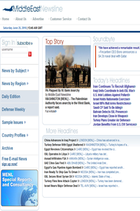 Middle East Newsline news live