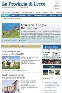 La Provincia di Lecco news live