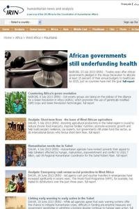 IRIN News -Mauritania news live