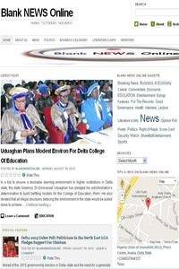 Blank News Online news live