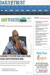 Daily Trust news live