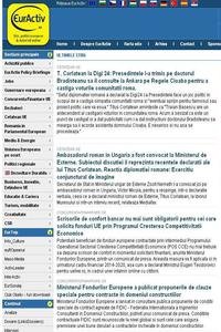 EurActiv -Romania news live