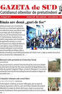 Gazeta de Sud news live