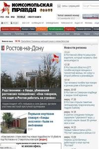 Komsomolskaya Pravda Rostov on Don news live