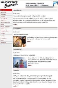 Konigsberger Express news live