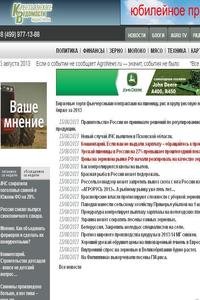 Krestyanskiye Vedomosti news live