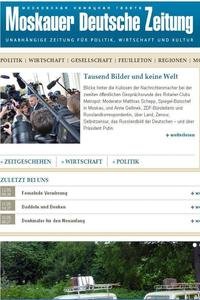 Moskauer Deutsche Zeitung news live