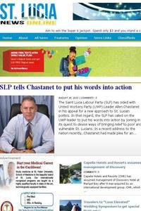 St Lucia News Online news live